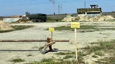 Злочини Росії — Окупанти руйнують пам’ятки Криму, будуючи фортифікаційні споруди