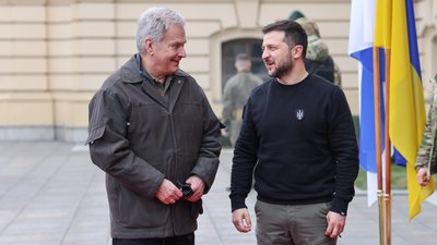 "Під глибоким враженням від мужності та рішучості українського народу". Президент Фінляндії прибув до Києва