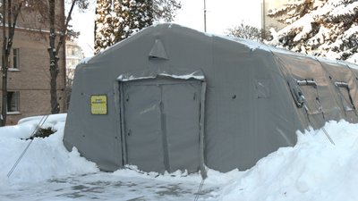 Пункт "незламності" у Рівному. 10 січня 2026 року