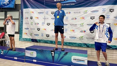 Параплавець Донеччини Ярослав Семененко на XXII Всесвітній Маккабіаді