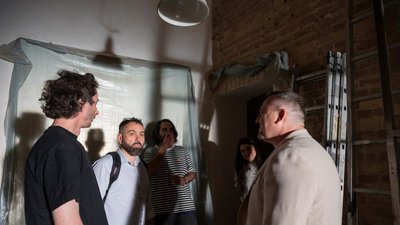 Знімальний майданчик урбаністичної драми "Місто"