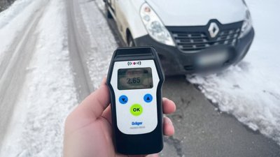 Зупинили водійку, у якої рівень алкоголю в крові у 13 разів перевищував норму