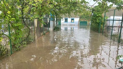 У селі на Миколаївщині після зливи затопило будинки