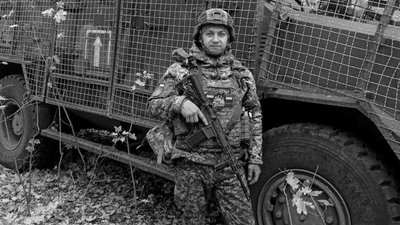 Олександр Саранча-Мальцев на фронті