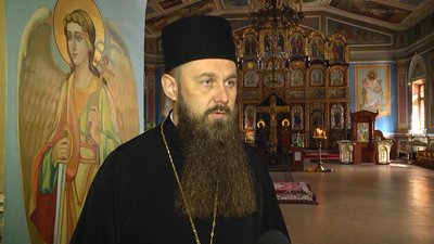 У Православній церкві України не заперечують кремацію, але не заохочують її проводити, каже архімандрит Даниїл Тарнавський. Фото: Суспільне. Поділля. У Православній церкві України не заперечують кремацію, але не заохочують її проводити, каже архімандрит Даниїл Тарнавський. Фото: Суспільне. Поділля.