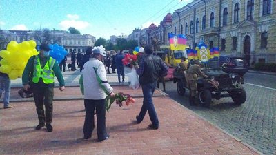 Ходою у Кропивницькому відзначили День перемоги над нацизмом у Другій світовій війні