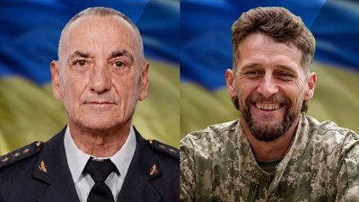 Військові Ілларіон Дячук та Михайло Чорней