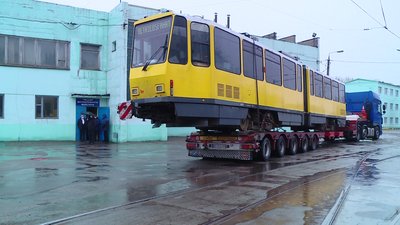 Запоріжжя отримало 10 трамвайних вагонів з Німеччини