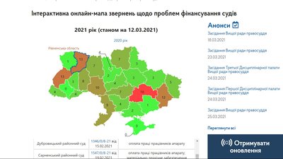 На Рівненщині судам не вистачає грошей. Як реагує ВРП На Рівненщині судам не вистачає грошей. Як реагує ВРП