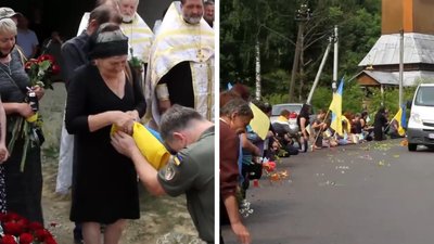 На Закарпатті попрощалися із полеглим на війні Яношем Черепком