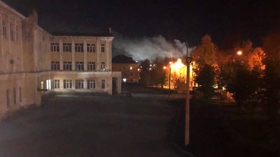 Задимлення в Березниках Пермського краю, де розташований ОХК "Азот"