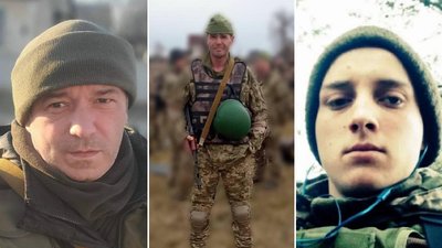 На Буковині прощаються з загиблими на війні військовими Кочеджієвим, Бойчуком та Хлищенковим