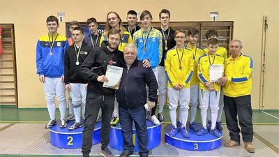 Одеські фехтувальники завоювали три золоті медалі на чемпіонаті України серед кадетів