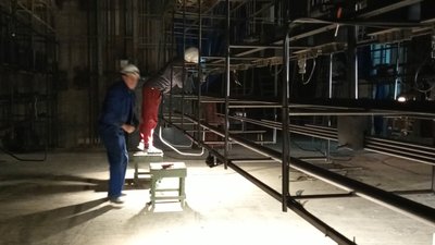 Ремонт сцени розпочали в Закарпатському обласному муздрамтеатрі Ремонт сцени розпочали в Закарпатському обласному муздрамтеатрі