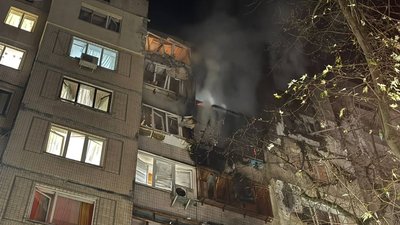 Наслідки російського обстрілу Києва в ніч на 14 листопада 2025 року