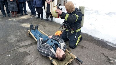У харківському коледжі пройшли навчання з пожежної безпеки У харківському коледжі пройшли навчання з пожежної безпеки