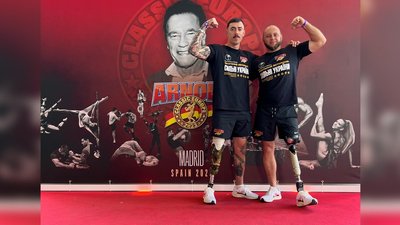Під час міжнародного спортивного фестивалю Арнольда Шварценеггера Arnold Classic Europe Під час міжнародного спортивного фестивалю Арнольда Шварценеггера Arnold Classic Europe