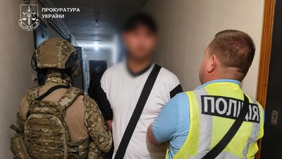 Затримання підозрюваного. Київська міська прокуратура/Telegram