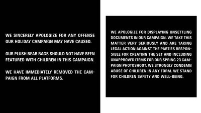 Бренд Balenciaga потрапив у скандал через рекламу дитячих сумок з елементами БДСМ Бренд Balenciaga потрапив у скандал через рекламу дитячих сумок з елементами БДСМ