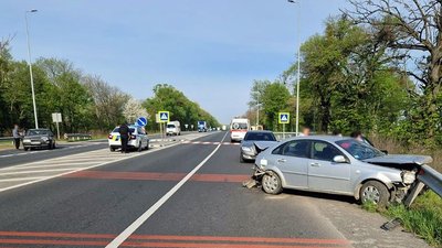Місце аварії на Летичівщині