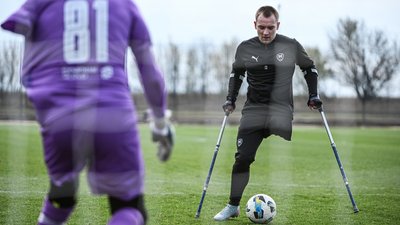 Тренування харківської команди з ампфутболу "Незламні"