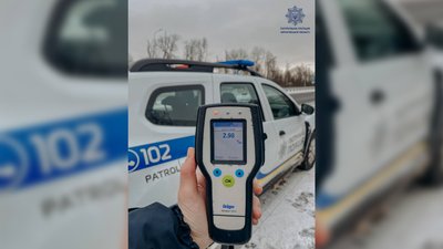 Рівень алкоголю в крові водія перевищував норму у 15 разів