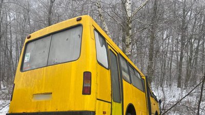 На Вінниччині рейсовий автобус з'їхав у кювет