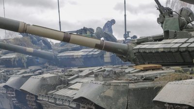 Танкісти волинського батальйону тренуються у бойових стрільбах