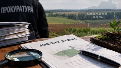 земельна ділянка, прокуратура, підозра