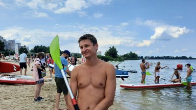 Перегони на SUP-дошках: у Черкасах стартував фестиваль Перегони на SUP-дошках: у Черкасах стартував фестиваль