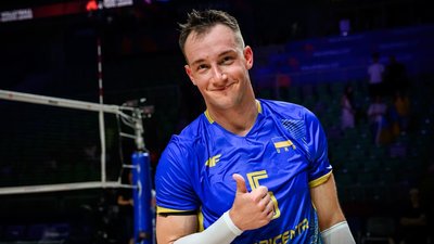 Олег Плотницький після матчу за збірну України з волейболу