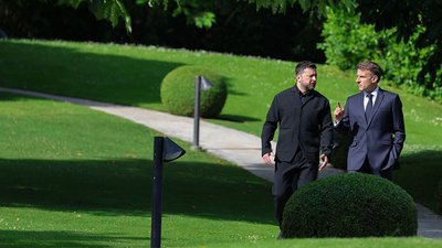 Зеленський та Макрон