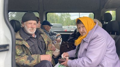 Евакуація людей з Вовчанської громади на прикордонні Харківщини, 14 травня 2024 року