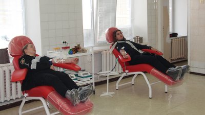 Близько 80 поліцейських Житомирського району поповнили запаси донорської крові