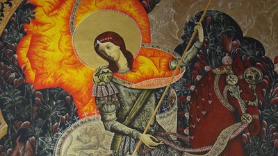 У Свято-Михайлівському соборі Житомира планують оздобити розписом більше 300 метрів площі будівлі У Свято-Михайлівському соборі Житомира планують оздобити розписом більше 300 метрів площі будівлі