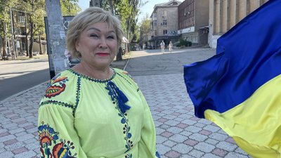 Учасниця маршу Тетяна Учасниця маршу Тетяна