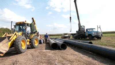 На водогоні Горбаків-Рівне ремонтні роботи На водогоні Горбаків-Рівне ремонтні роботи