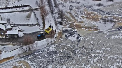 Дамбування в селі на Волині