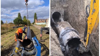 На Супрунівських очисних спорудах проклали новий колектор: що це змінить