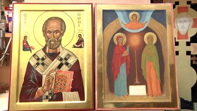 Запорізька майстриня створює ікони для храмів Запорізька майстриня створює ікони для храмів