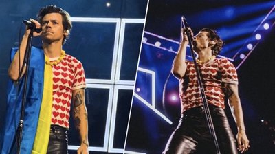 Гаррі Стайлс та Yungblud підтримали Україну на концертах у Нью-Йорку та Відні