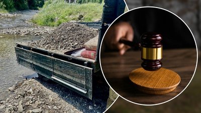 Незаконний видобуток, корисні копалини, гравій, суд, Франківщина