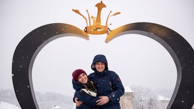 "Серце Сент-Міклоша": у Чинадіївському замку на Закарпатті презентували арт-об’єкт "Серце Сент-Міклоша": у Чинадіївському замку на Закарпатті презентували арт-об’єкт