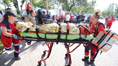 Служби столиці відпрацювали алгоритм дій у разі надзвичайної ситуації на Київській ГЕС Служби столиці відпрацювали алгоритм дій у разі надзвичайної ситуації на Київській ГЕС