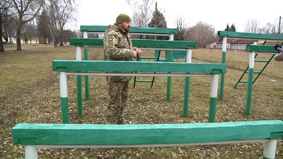 На Житомирщині у 26 артилерійській бригаді розробили психологічну смугу перешкод