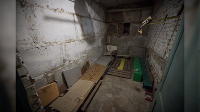 Одне з приміщень підвалу у Ягідному Одне з приміщень підвалу у Ягідному
