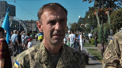 В Запоріжжі День Незалежності розпочали ходою В Запоріжжі День Незалежності розпочали ходою
