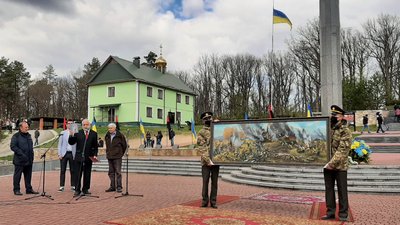 Першу живописну баталію Гурби-44 презентували на Рівненщині