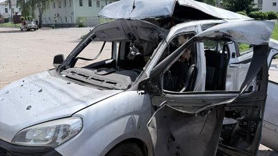 авто, наслідки влучання, золочів