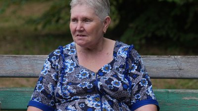 Тетяна Паукова, Солоне, Донецька область, евакуація, переселенці, заміноване поле, дрони